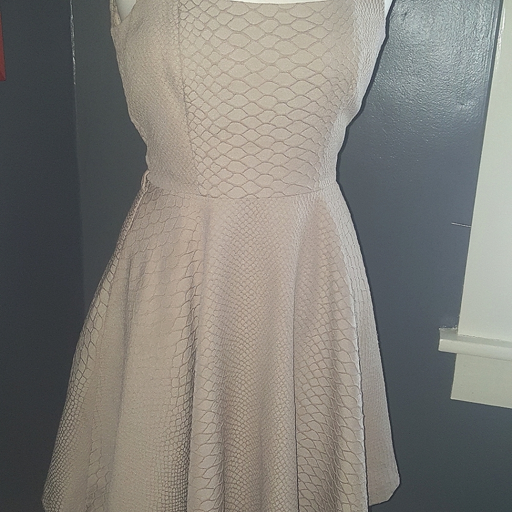 Armani exchange light taupe dress size 0